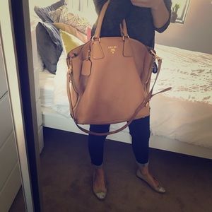 Prada Daino leather bag tote satchel crossbody
